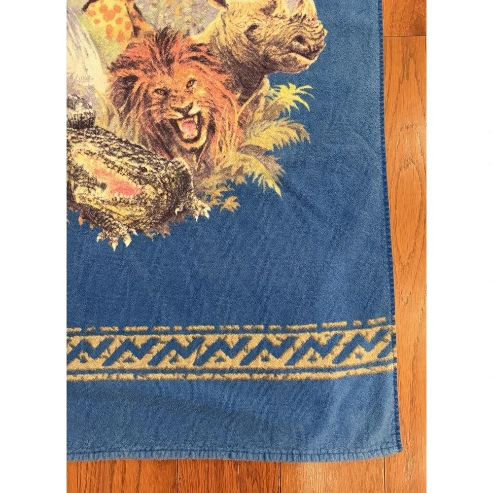 Vintage Disney Animal Kingdom Animals Beach Towel